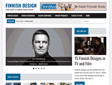 Tablet Screenshot of finnishdesign.com